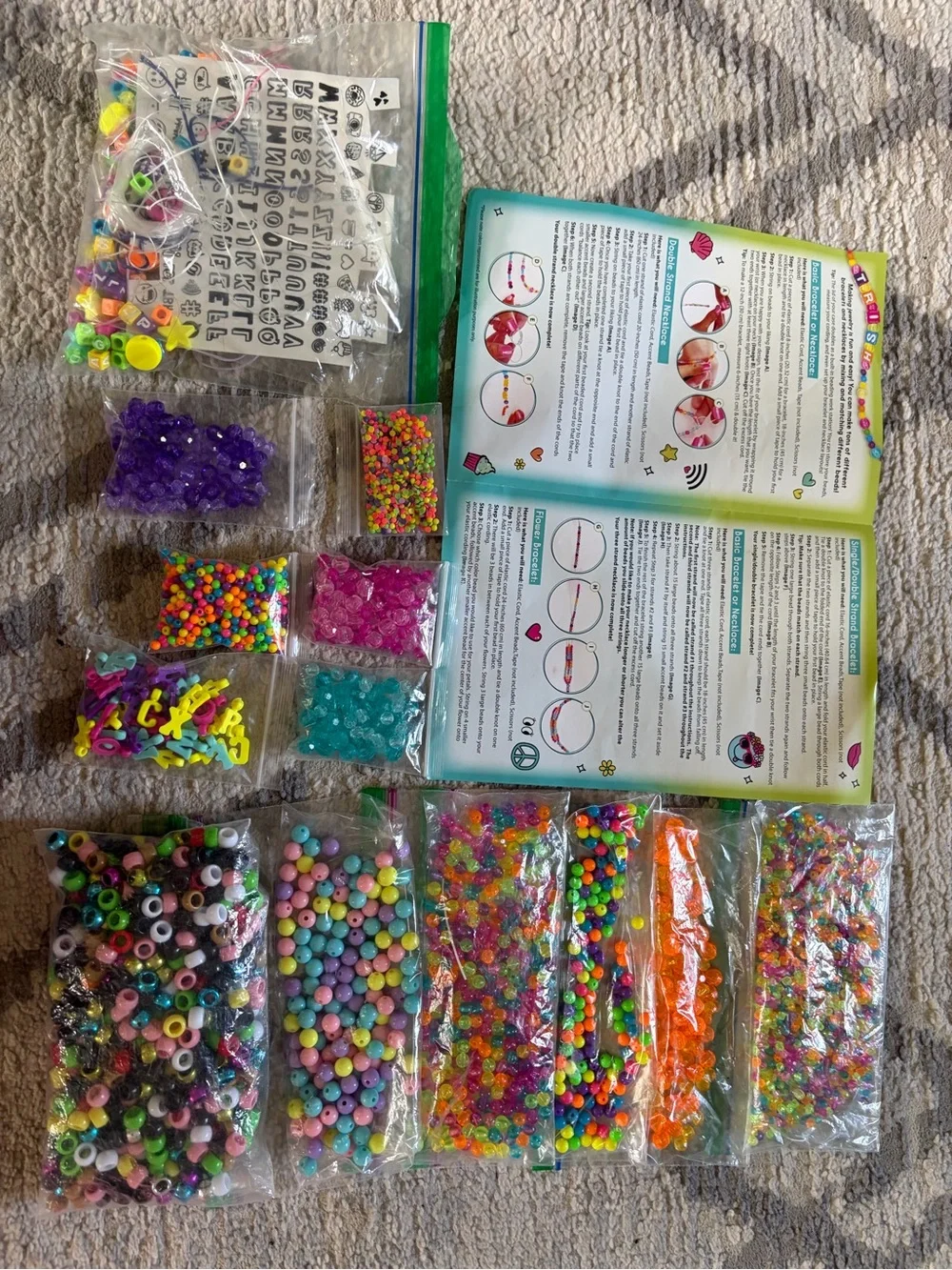 Pink Clear Plastic Craft Storage Box